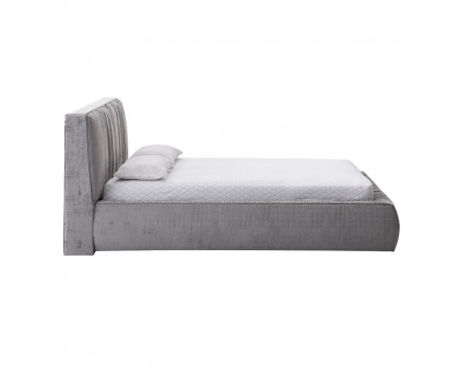 ACME Onfroi EK Bed - Gray Velvet