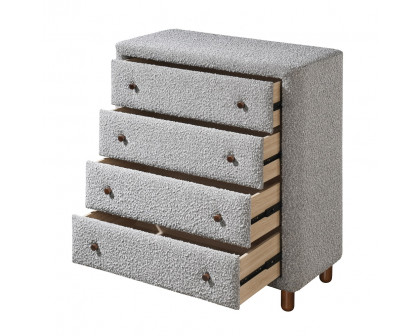 ACME - Cleo Chest in Gray Boucle