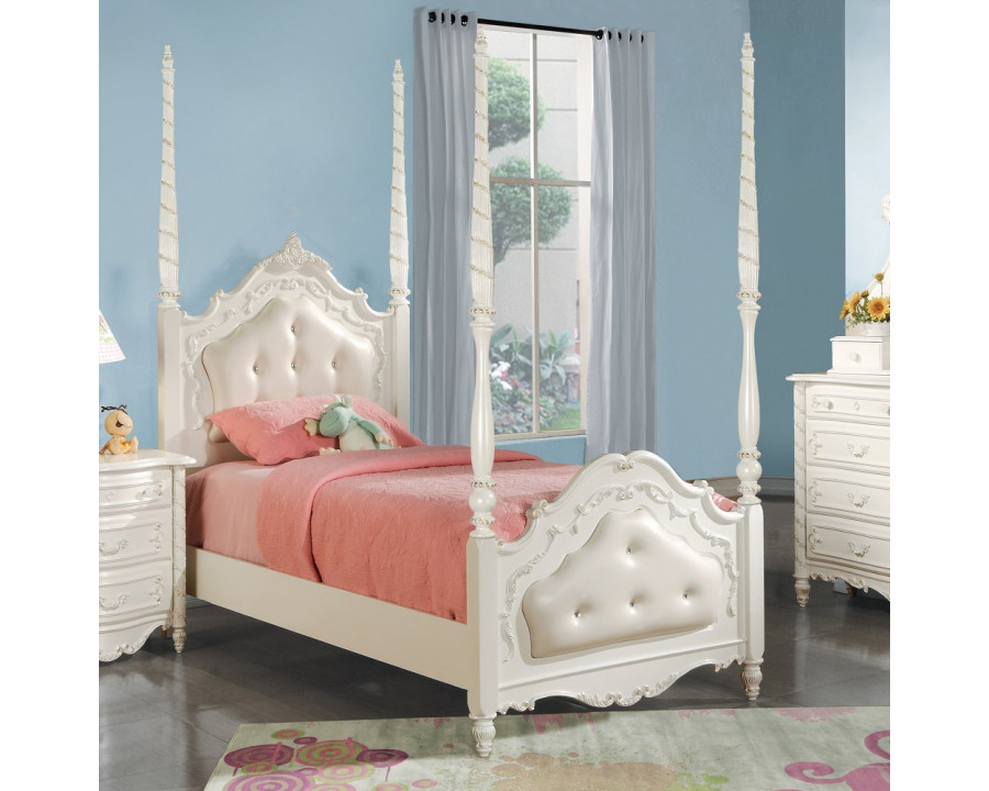 ACME Pearl Full Bed - Pearl White (BD02486F)