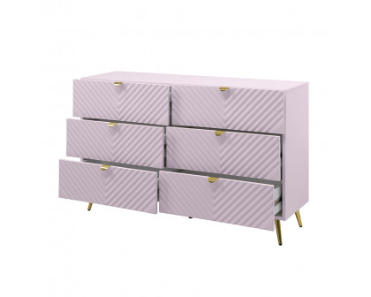 ACME Gaines Dresser - Pink High Gloss