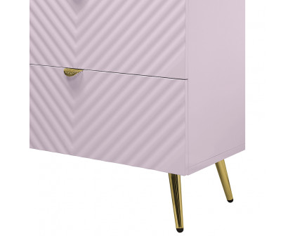 ACME Gaines Dresser - Pink High Gloss