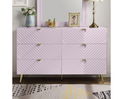 ACME Gaines Dresser - Pink High Gloss