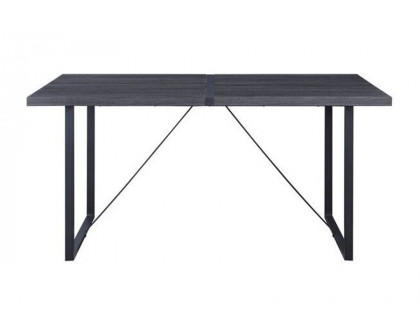 ACME - Nakula Dining Table in Gray Oak/Black