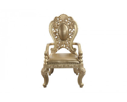 ACME - Seville Arm Chair (Set-2) in Gold