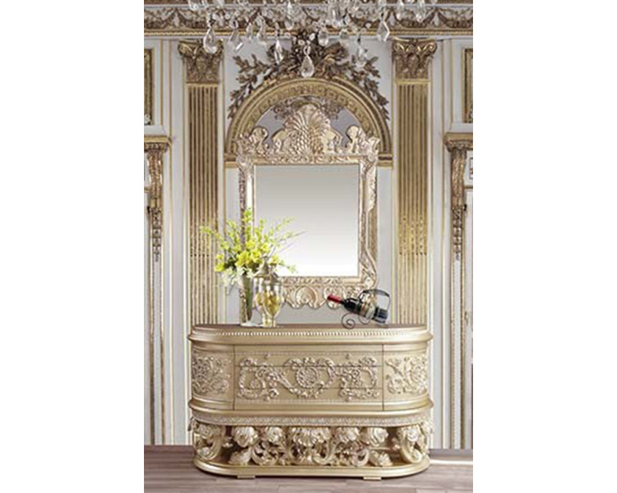 ACME - Vatican Server in Champagne Silver