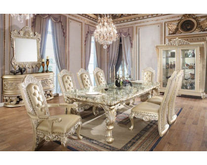 ACME - Vatican Server in Champagne Silver