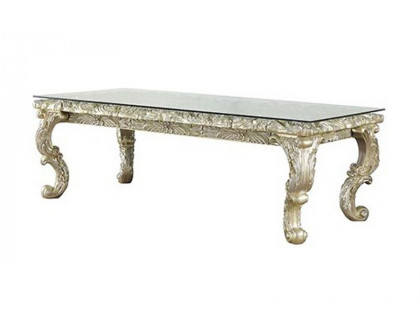 ACME - Vatican Dining Table in Light Gold