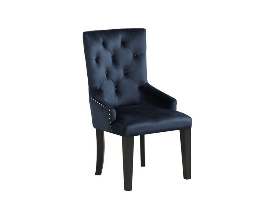 ACME Varian II Side Chair - Dark Navy/Black