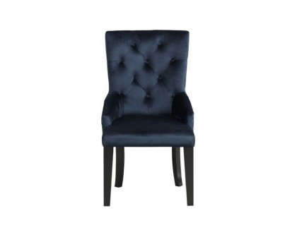 ACME Varian II Side Chair - Dark Navy/Black