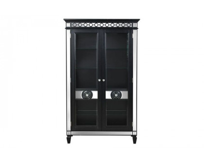 ACME - Varian II Curio in Mirrored/Black