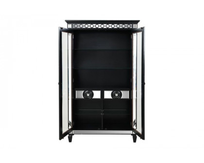 ACME - Varian II Curio in Mirrored/Black