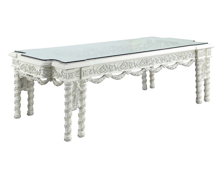 ACME - Vanaheim Dining Table in Antique White