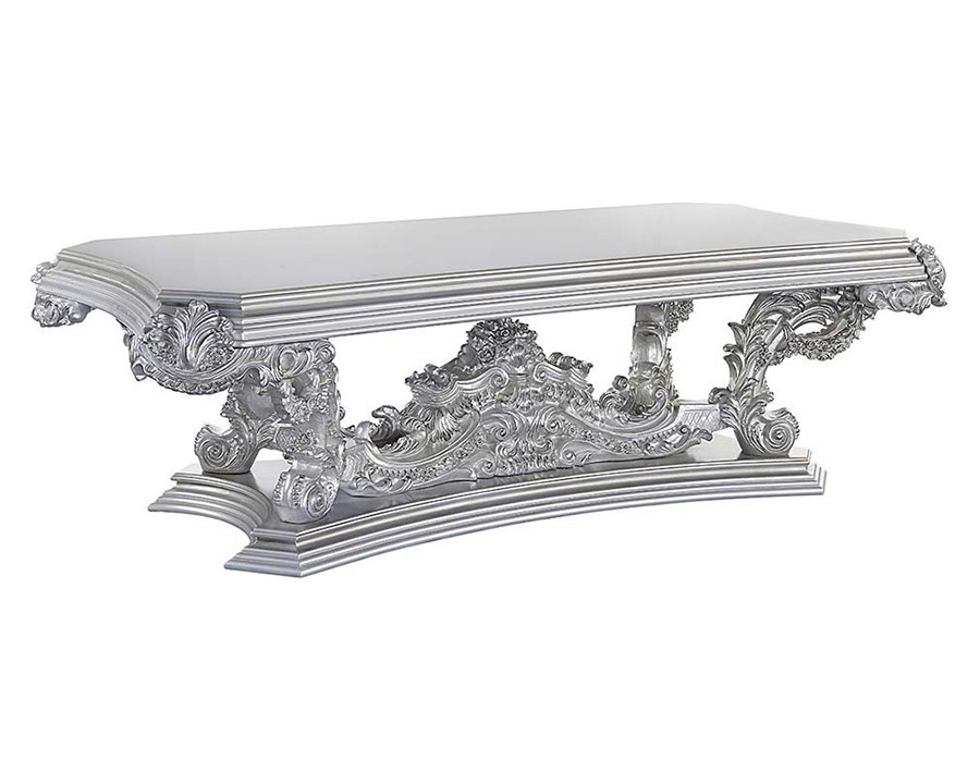 ACME - Valkyrie Dining Table in Antique Platinum