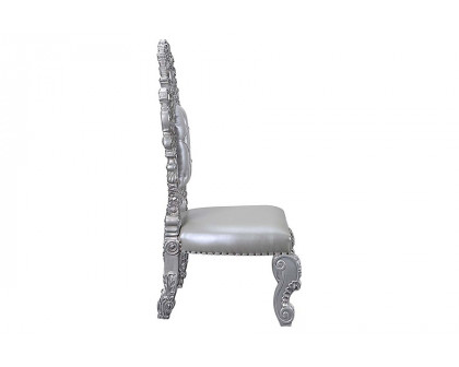 ACME - Valkyrie Side Chair (Set-2) in Antique Platinum