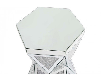 ACME - Noralie Dining Table in Mirrored/Faux Diamonds (DN00722)