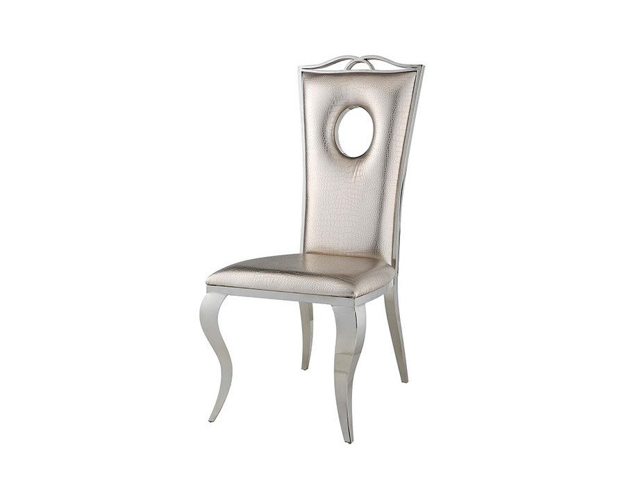 ACME Cyrene Side Chair (Set-2) - Beige (DN00925)