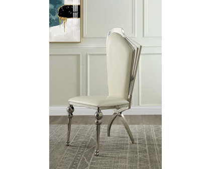 ACME Cyrene Side Chair (Set-2) - Beige (DN00928)