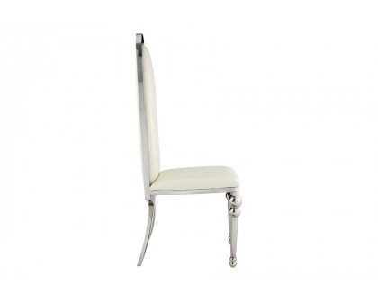 ACME Cyrene Side Chair (Set-2) - Beige (DN00928)