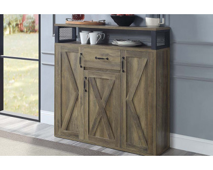 ACME - Abiram Server in Rustic Oak