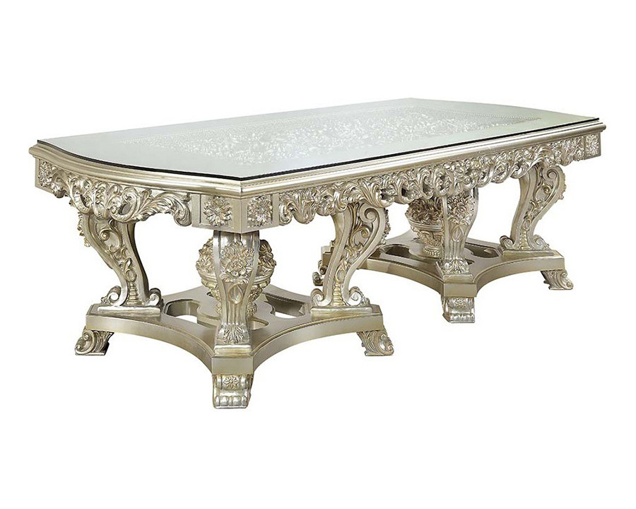 ACME - Sorina Dining Table in Antique Gold