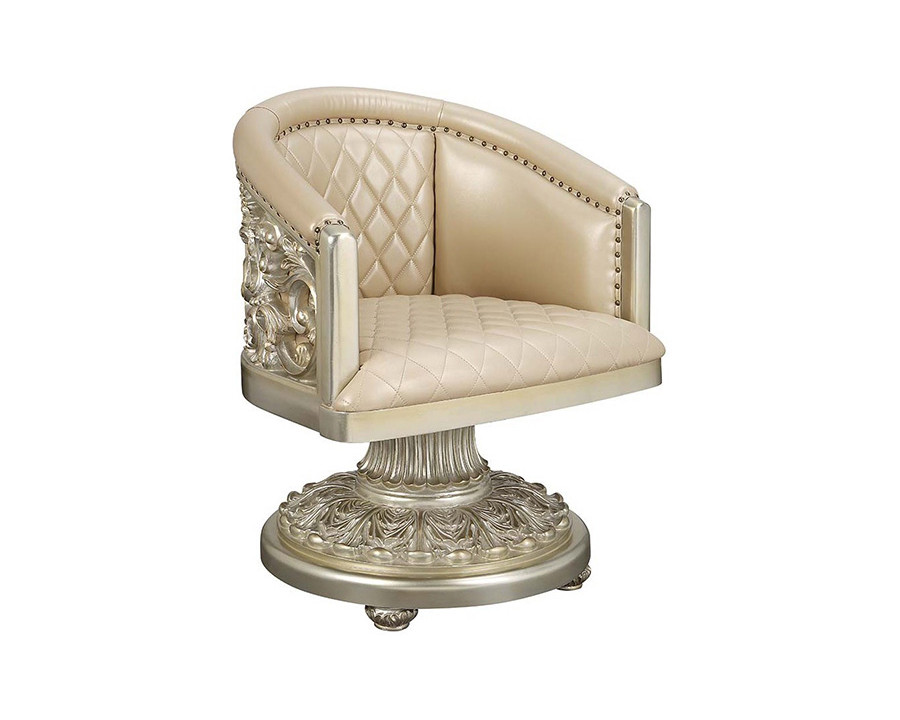 ACME - Sorina Arm Chair in Antique Gold