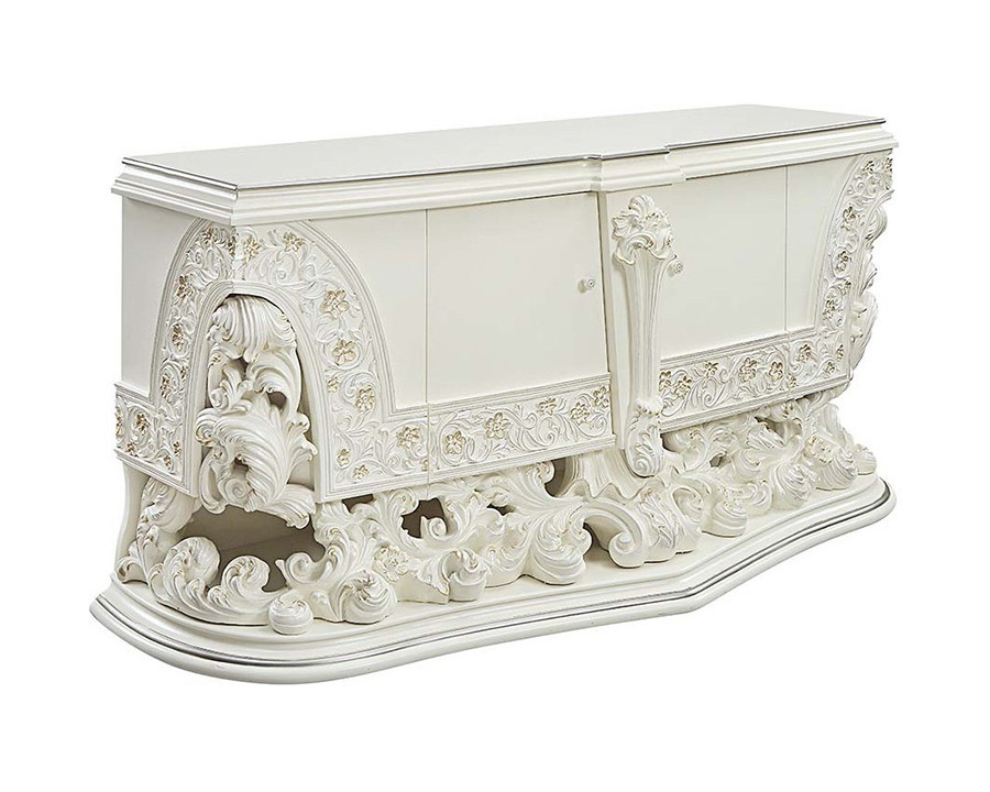 ACME - Adara Server in Antique White