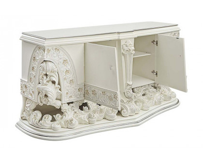 ACME - Adara Server in Antique White