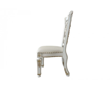 ACME Vendom Side Chair Set of 2 - Antique Pearl Finish DN01347