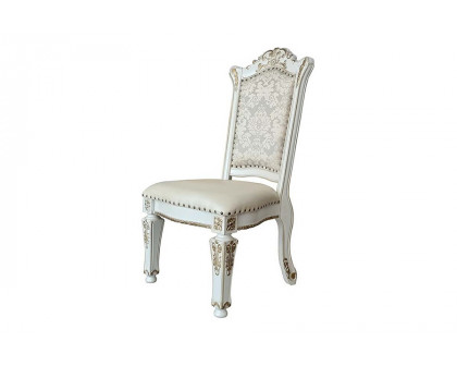 ACME Vendom Side Chair Set of 2 - Antique Pearl Finish DN01348