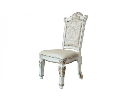 ACME Vendom Side Chair Set of 2 - Antique Pearl Finish DN01348