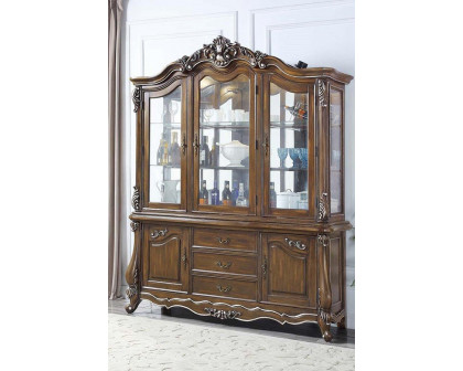 ACME - Latisha Buffet & Hutch in Antique Oak