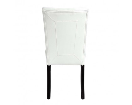 ACME - Hussein Side Chair (Set of 2) in White/Black