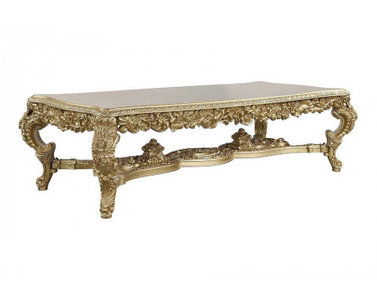 ACME - Bernadette Dining Table in Gold