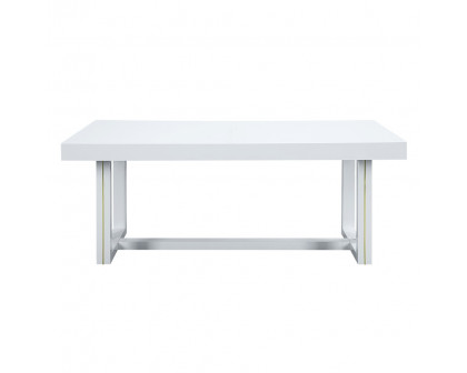 ACME - Paxley Dining Table in White High Gloss