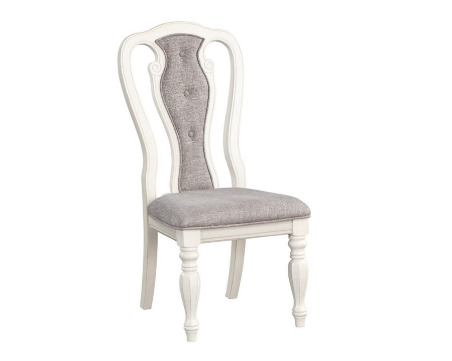 ACME - Florian Side Chair (Set of 2) in Gray Antique White (DN01654)