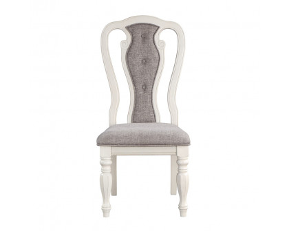 ACME - Florian Side Chair (Set of 2) in Gray Antique White (DN01654)