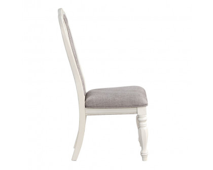 ACME - Florian Side Chair (Set of 2) in Gray Antique White (DN01654)