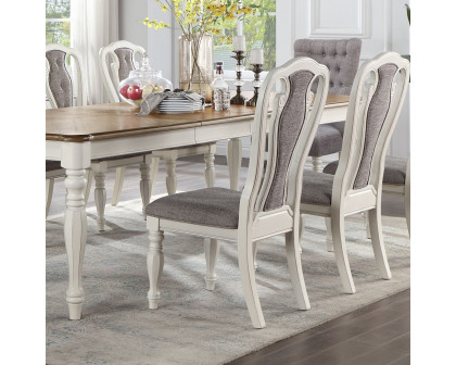 ACME - Florian Side Chair (Set of 2) in Gray Antique White (DN01654)