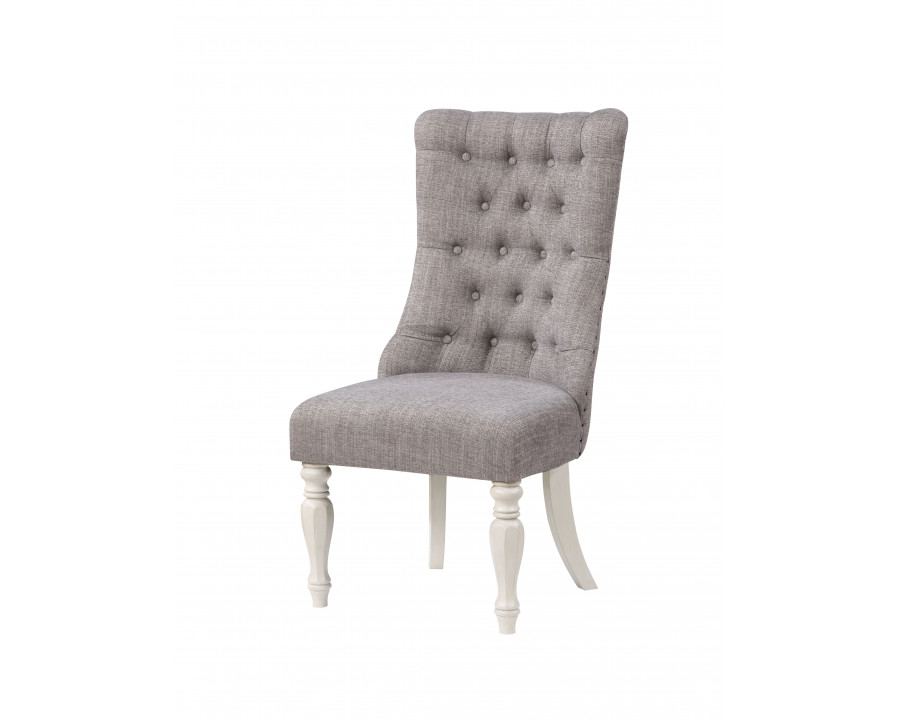 ACME - Florian Side Chair (Set of 2) in Gray Antique White (DN01683)