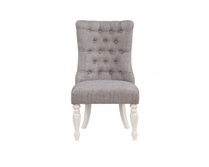 ACME - Florian Side Chair (Set of 2) in Gray Antique White (DN01683)