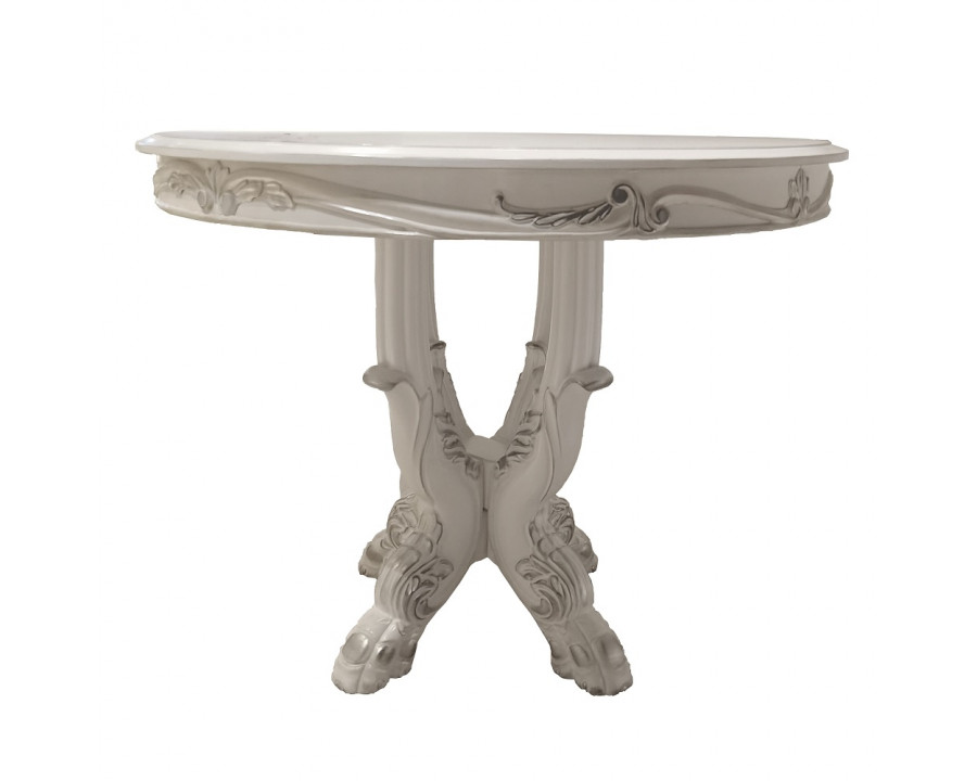 ACME Dresden Counter Height Table - Bone White (DN01703)