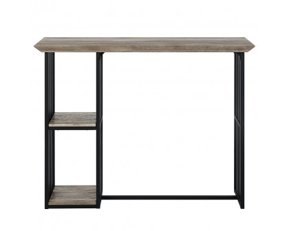 ACME - Zudora Counter Height Table in Oak/Sandy Black