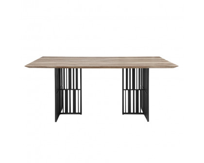 ACME - Zudora Dining Table in Antique Oak/Black (DN01757)