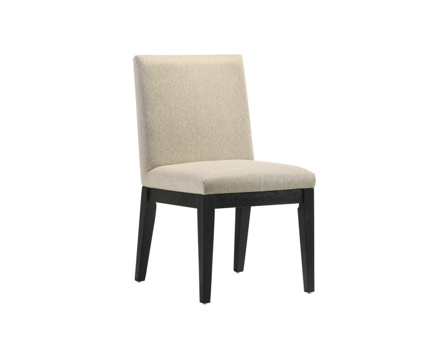 ACME - Froja Side Chair (Set of 2) in Beige Black