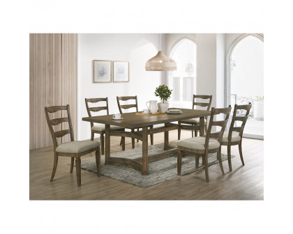 ACME - Parfield Dining Table in Weathered Oak