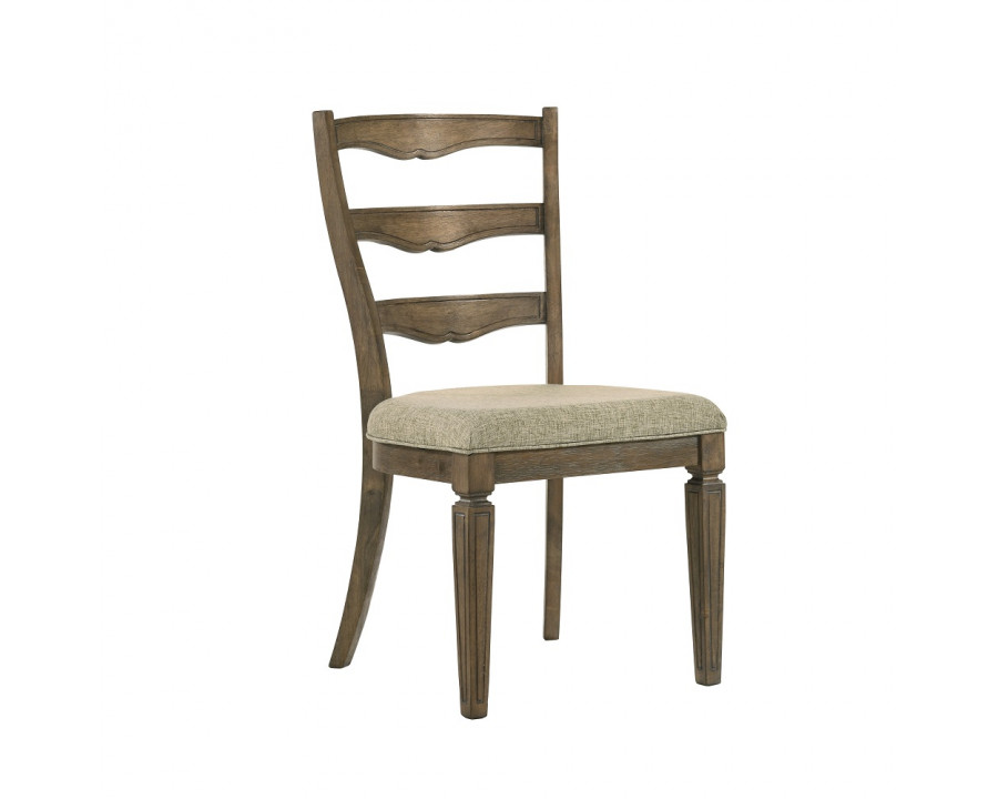 ACME - Parfield Side Chair (Set of 2) in Weathered Oak