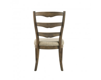 ACME - Parfield Side Chair (Set of 2) in Weathered Oak