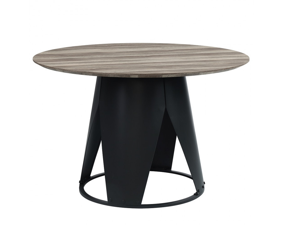 ACME - Zudora Dining Table in Antique Oak/Black (DN01948)