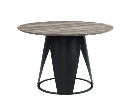 ACME - Zudora Dining Table in Antique Oak/Black (DN01948)