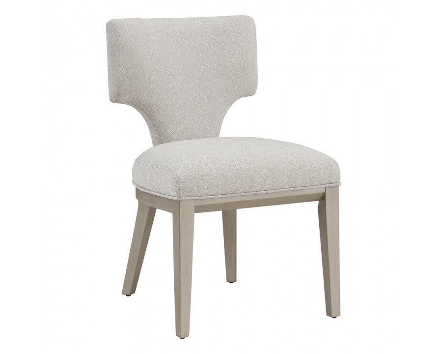 ACME - Kasa Side Chair (Set of 2) in Linen/Champagne